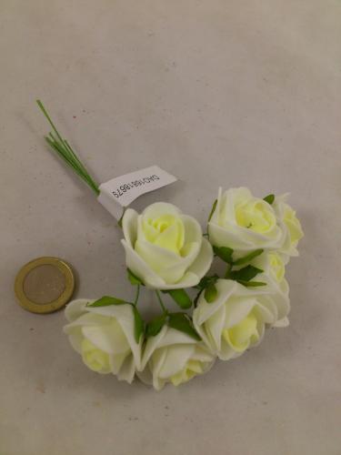 Medi rose en mousse 3 cm créme (7 p.)